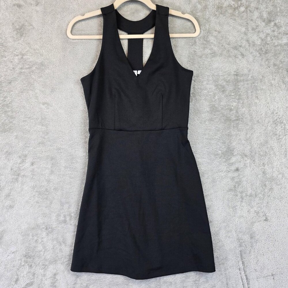 GAP Dress Womens Size 0 Petite Black Sleeveless Fit Flare Little Black Party NWT